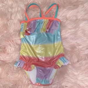 Toddler ruffle swim suit